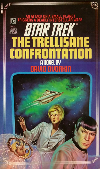 TOS #14. Kirk, Spock, and McCoy are stuck on a planet trying to defend it from its Klingon-aided neighbor while prisoners hijack his ship with the intent of taking it across the Romulan border and triggering intergalactic war. Reviewed January 19, 2018. Average.