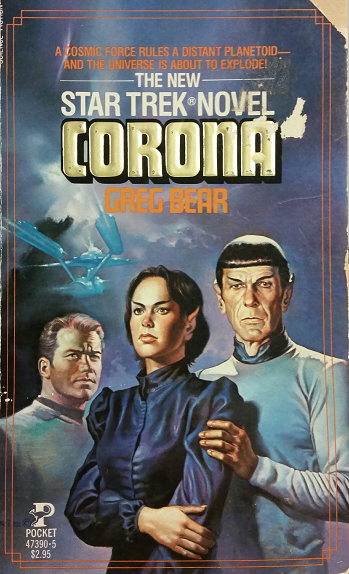 TOS #15. A reporter from a backwater mining planet tags along with the Enterprise crew as they solve the mystery of a long-stranded space station of Vulcans and the grouping of sentient proto-stars controlling their actions. Reviewed January 26, 2018. Average.