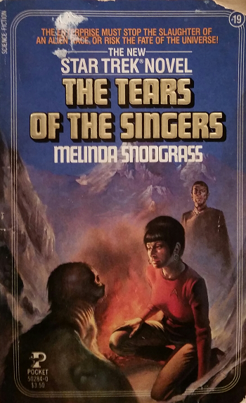 TOS #19. The seal-like inhabitants of Taygeta V are threatened by poachers, and their song is tearing a hole in space. Uhura becomes involved in their plight, working with a popular composer to help solve the mystery of the song. Reviewed February 23, 2018. Excellent.