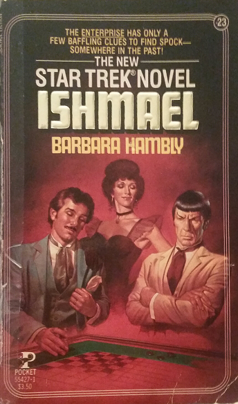 TOS #23. Spock hurtles through time back to Seattle in 1868, finding himself in the care of a man named Aaron Stemple, with no memory of anything prior to waking in Aaron’s bed. Reviewed March 23, 2018. Average.
