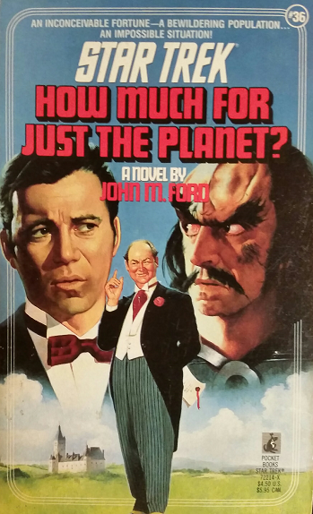 TOS #36. The Enterprise and the Klingons race to develop a planet with copious dilithium deposits, but are waylaid by the natives, who divert and distract them with a convoluted absurdist farce. Reviewed July 13, 2018. Bad.