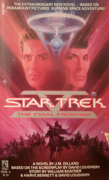 TOS film novelization. Spock’s half-brother commandeers the Enterprise and steers it toward the center of the galaxy in a crazed search for God. Reviewed November 23, 2018. Good. Star Trek V: The Final Frontier (TOS)
