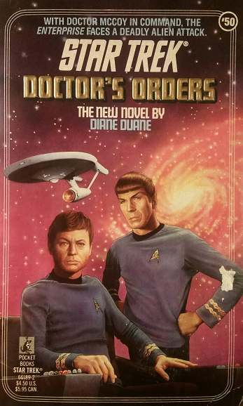 TOS #50. Kirk gives McCoy the conn on a lark to teach him a lesson about the rigors of command, but when he disappears during a first contact mission, McCoy must defend the Enterprise against an onslaught of Klingons and Orion pirates. Reviewed February 15, 2019. Excellent. Doctor's Orders (TOS #50)