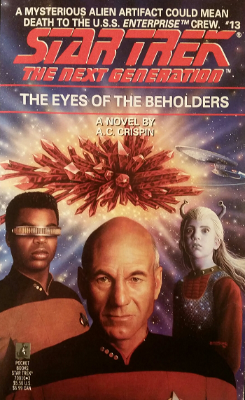TNG #13. A beam of unusual makeup drags the Enterprise toward an alien artifact that attacks people through their dreams. Meanwhile, Dr. Selar becomes deeply invested in the fate of a young, blind, and orphaned Andorian girl. Reviewed March 8, 2019. Average. The Eyes of the Beholders (TNG #13)