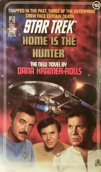 TOS #52. As punishment for a skirmish with the Klingons that leads to a child’s death on the planet he presides over, a powerful alien banishes Scotty, Sulu, and Chekov to tumultuous eras in Earth history. Reviewed March 29, 2019. Good. Home Is the Hunter (TOS #52)
