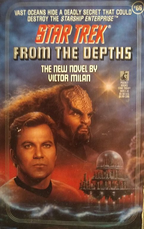 TOS #66. The Enterprise is tasked with relocating human settlers from their ocean planet home, but while Kirk wants to make sure he has all the information before following orders, the assisting commissioner is determined to forcibly remove them. Reviewed January 11, 2020. Terrible. From the Depths (TOS #66)