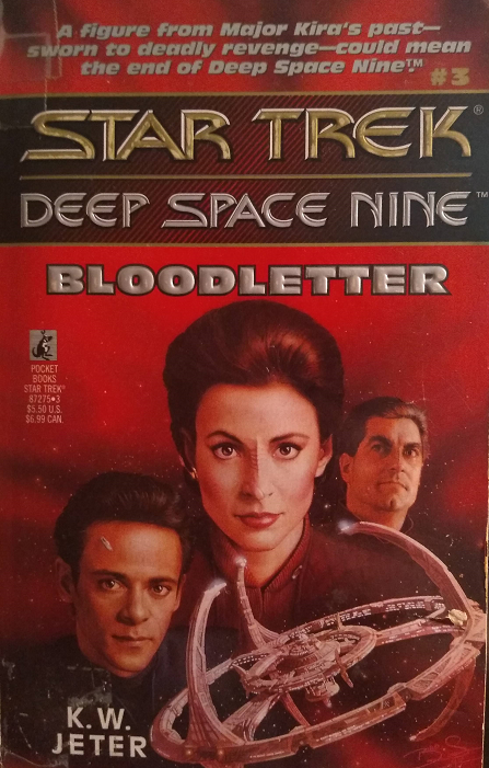 DS9 #3. While the Federation and Cardassians race to establish a sovereign claim on the Gamma Quadrant side of the wormhole, Kira is targeted by the leader of an extremist Bajoran religious sect, who seeks to assassinate her for being a traitor to the faith. Reviewed January 31, 2020. Bad. Bloodletter (DS9 #3)