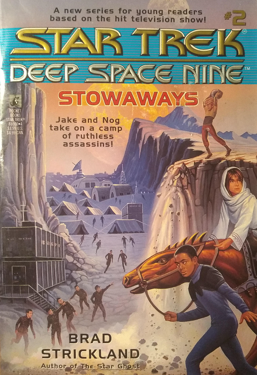 DS9 YA #2. Eager to feel land under his feet again, Jake allows himself to be tempted by Nog into stowing away on Dr. Bashir’s shuttle to Bajor, but when Bashir goes missing, they begin to fear he has been kidnapped. Reviewed May 15, 2020. Bad.