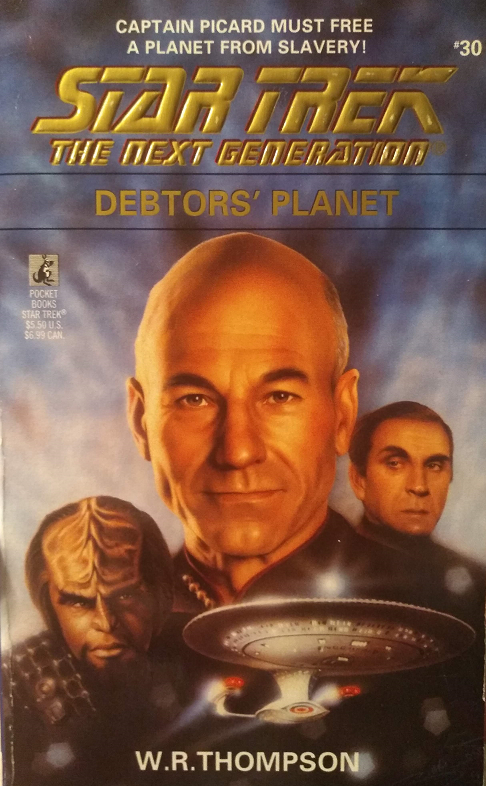 TNG #30. A Ferengi operation to turn a planet’s population into xenophobic slaves doesn’t jive with their usual M.O., leading the Enterprise crew to believe the Ferengi are working for someone else. Reviewed May 22, 2020. Excellent.. Debtors' Planet (TNG #30)