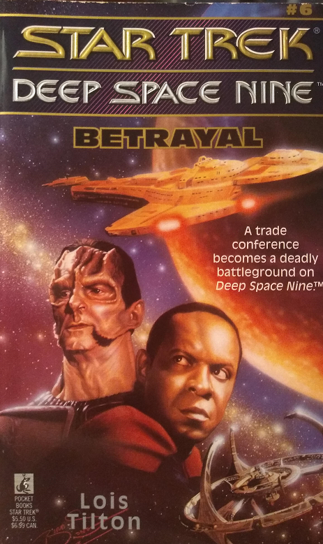 DS9 #6. While a series of targeted bombings derails trade negotiations with Bajor, the Cardassians demand the return of a deserter who is hiding out on the station. Reviewed May 29, 2020. Average. Betrayal (DS9 #6)