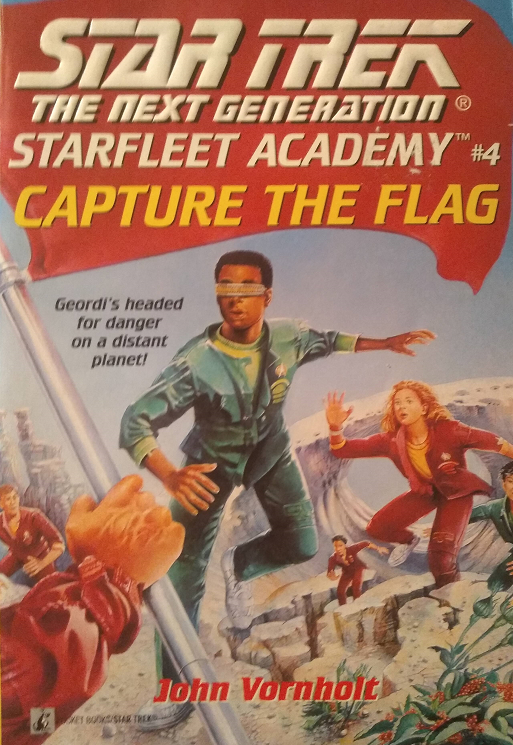 TNG YA #4. Geordi heads up a team of ragtag misfits from his first-year gym class as they compete in a capture-the-flag tournament on an uninhabited planet with half Earth gravity. Reviewed June 19, 2020. Excellent. Capture the Flag (TNG, Starfleet Academy #4)