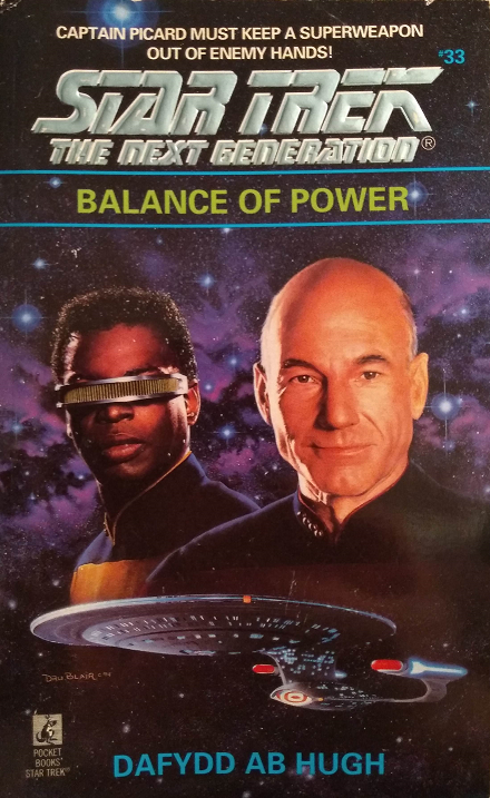 TNG #33. Two rogue Ferengi use a device that turns cheap metals into counterfeit gold-pressed latinum to dominate a galaxy-wide auction for a deceased scientist’s wild inventions, and have kidnapped the device’s architect: Wesley Crusher. Reviewed September 26, 2020. Excellent. Balance of Power (TNG #33)