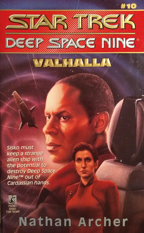 DS9 #10. Sisko and Kira try to indirectly influence internal Cardassian affairs that could potentially lead to an attempt to re-occupy Bajor, but a sentient derelict ship from the wormhole that believes it has arrived in heaven hampers their efforts. Reviewed November 27, 2020. Good. Valhalla (DS9 #10)