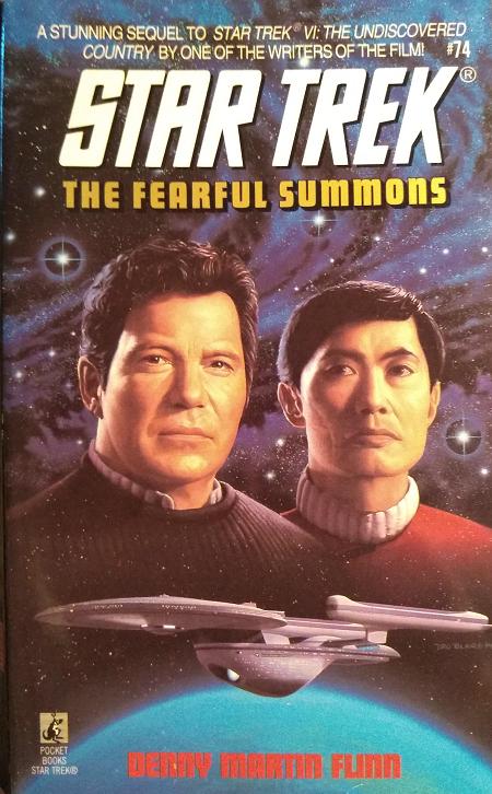 TOS #74. When Captain Sulu is captured by rogue traders and Starfleet’s attempt to get him back gets stymied by red tape, Kirk decides to take matters into his own hands and reassembles his old crew to mount a rescue of their own. Reviewed January 1, 2021. Bad. The Fearful Summons (TOS #74)