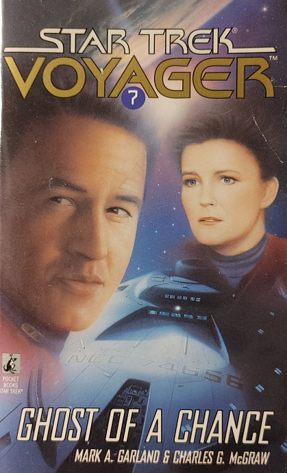 VOY #7. Chakotay and Janeway both receive a vision of spirits pleading for their help as Voyager approaches a primitive planet being torn apart by earthquakes and deals with the Televek, who have a decidedly less altruistic interest in the planet. Reviewed June 18, 2021. Average. Ghost of a Chance (VOY #7)