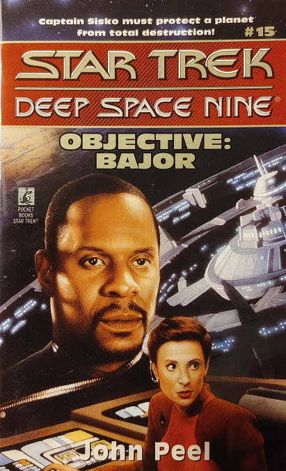 DS9 #15. Sisko must reckon with the peculiar prejudices and entitlements of a species called the Hive, who siphoned all the raw materials off a Bajoran colony world and are en route to do the same to Bajor and Cardassia Prime. Reviewed July 23, 2021. Excellent. Objective: Bajor (DS9 #15)