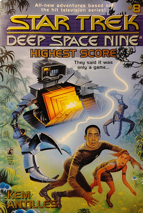 DS9 YA #8. Jake and Nog’s video game skills land them a job mining raw materials from dangerous planets through a game-like simulation, but the game may be more real than their employer originally let on. Reviewed July 30, 2021. Average. Highest Score (DS9 YA #8)