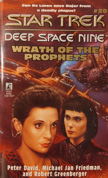 DS9 #20. When a nasty disease gets into Bajor’s water supply and spreads throughout the population and beyond, Sisko and his team find themselves reluctantly accepting assistance from an unlikely source: Starfleet defector Ro Laren. Reviewed July 19, 2022. Average. Wrath of the Prophets (DS9 #20)