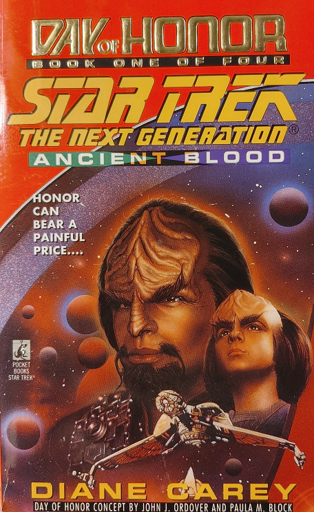 TNG Day of Honor. When Worf is enlisted for an undercover mission that will keep him away from the ship during an important Klingon holiday, he asks Captain Picard to assist Alexander in the boy’s first mature experience of it. Reviewed December 28, 2022. Terrible. Ancient Blood (TNG Day of Honor)