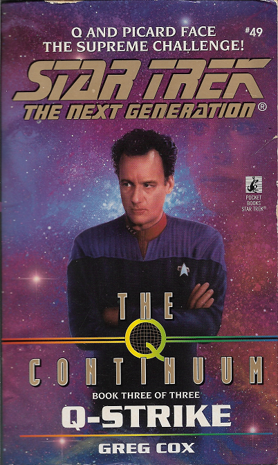 TNG #49, Q Continuum 3 of 3. While Zero pursues Q about the Enterprise after escaping from the imprisonment of the galactic barrier, the crew tries to earn the trust of the Calamarain in hopes of working together to dispatch the Zero menace. Reviewed August 28, 2024. Average. Q-Strike (TNG #49, Q Continuum 3/3)