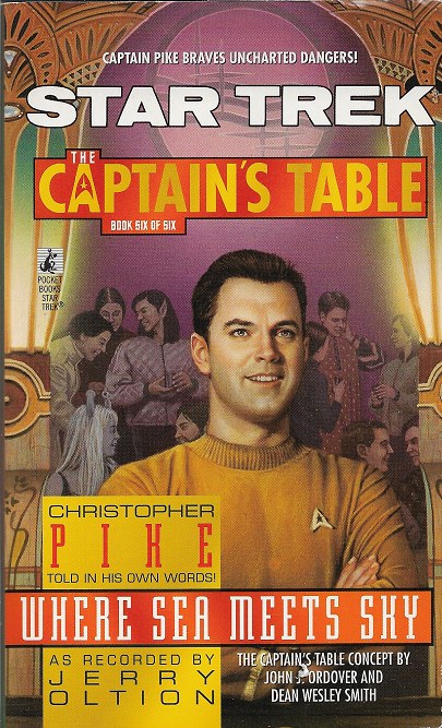TOS, Captain's Table 6 of 6. When the Arronians appeal to the Federation to find out why their spacefaring whales aren’t returning from migration, Pike finds the titans wreaking havoc on their sister race, the Devernians. Reviewed February 9, 2025. Bad. Where Sea Meets Sky (TOS, Captain's Table 6/6)