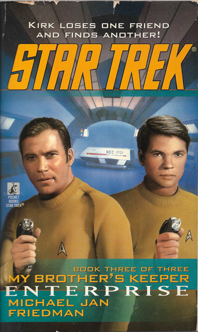 TOS, My Brother's Keeper 3 of 3. In the past, Kirk must subdue the genetically enhanced rogue Klingons who have hijacked his ship. In the present, he must decide how to properly eulogize his friend Gary and break the truth to Gary’s parents. Reviewed December 28, 2025. Bad. Enterprise (TOS, My Brother's Keeper 3 of 3)